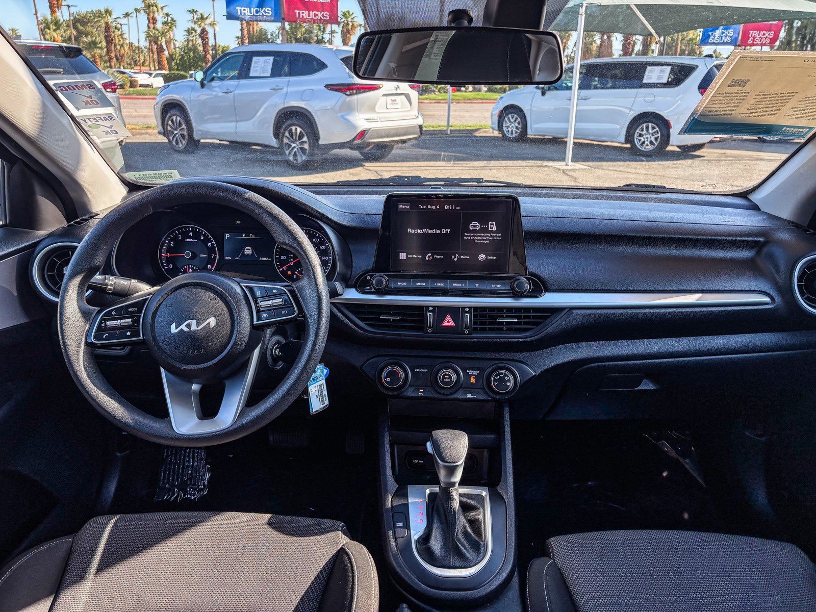 Used 2024 Clear White Kia LX image 14