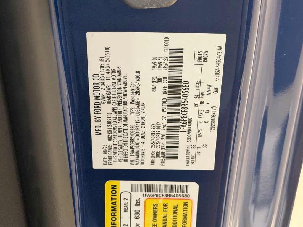 Used 2024 Blue Ford GT Premium image 16