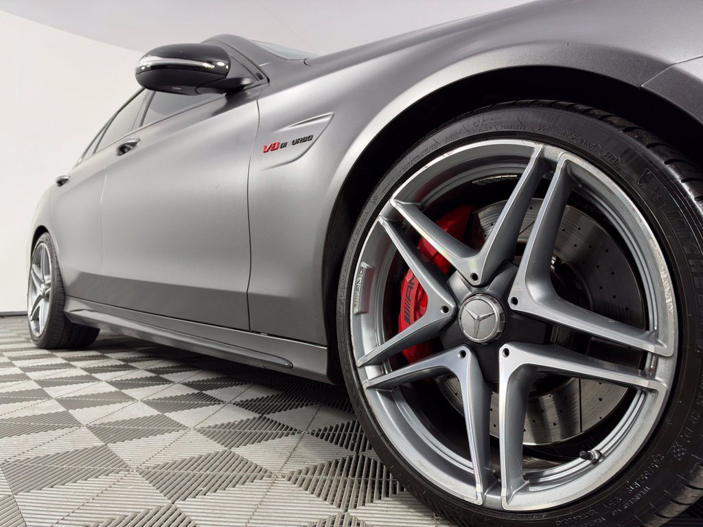 Used 2015 Steel Gray Metallic Mercedes-Benz C 63 S AMG® image 49