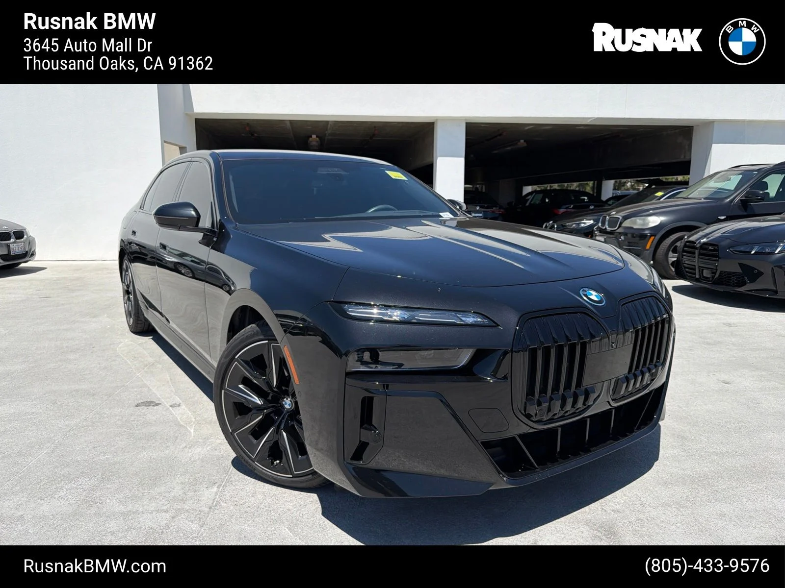 Certified Used 2023 Black Sapphire Metallic BMW xDrive60 image 1