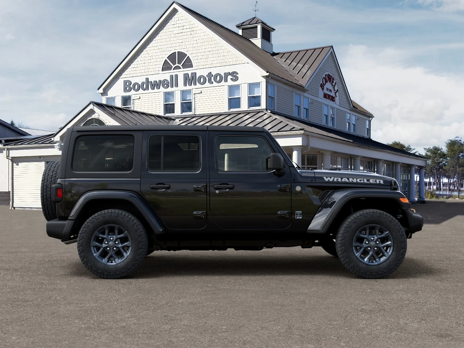 New 2026 Black Clear-Coat Exterior Paint Jeep 4-Door 85th Anniversary Edition image 47