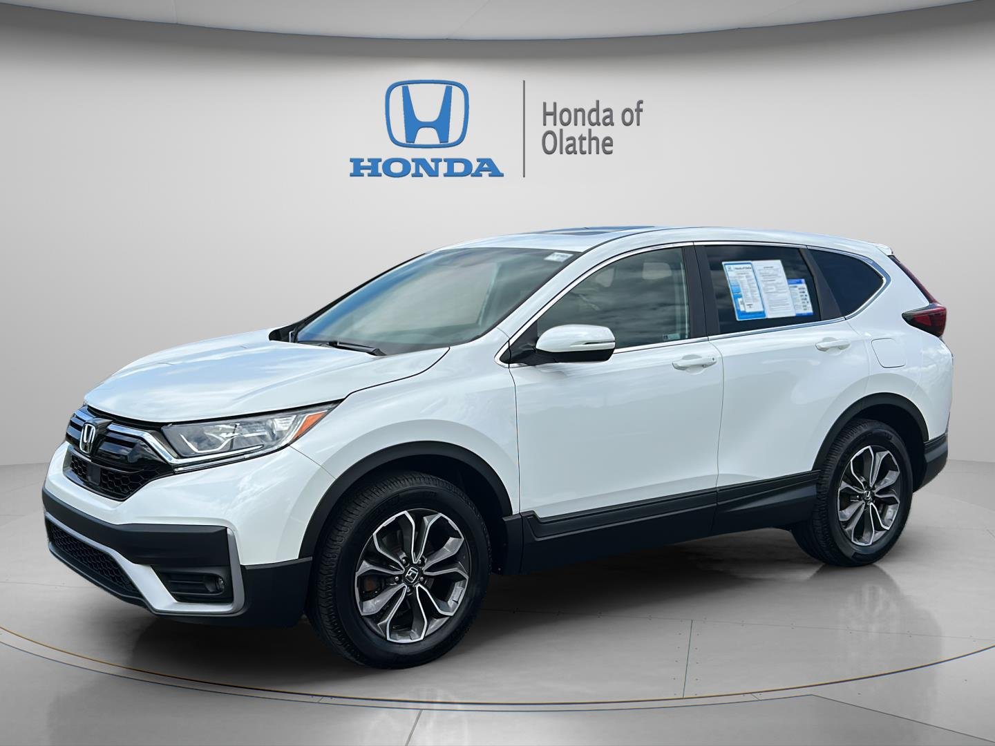 Certified Used 2020 Platinum White Pearl Honda EX-L image 1