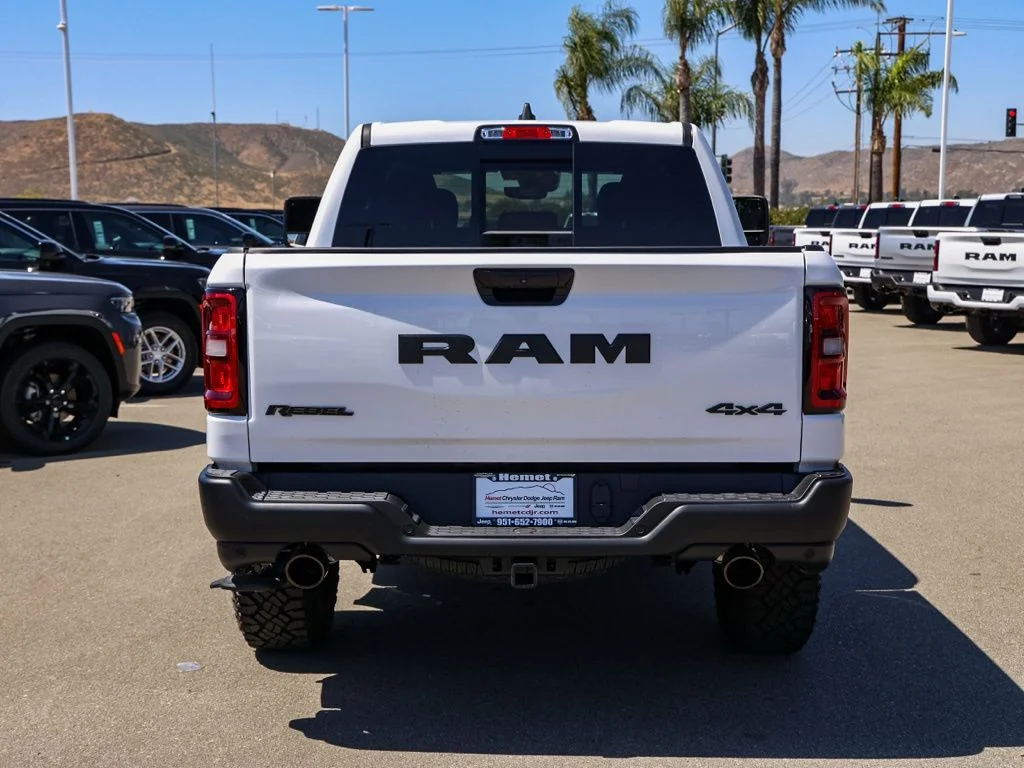 New 2026 Bright White Clear-Coat Exterior Paint RAM Rebel image 11