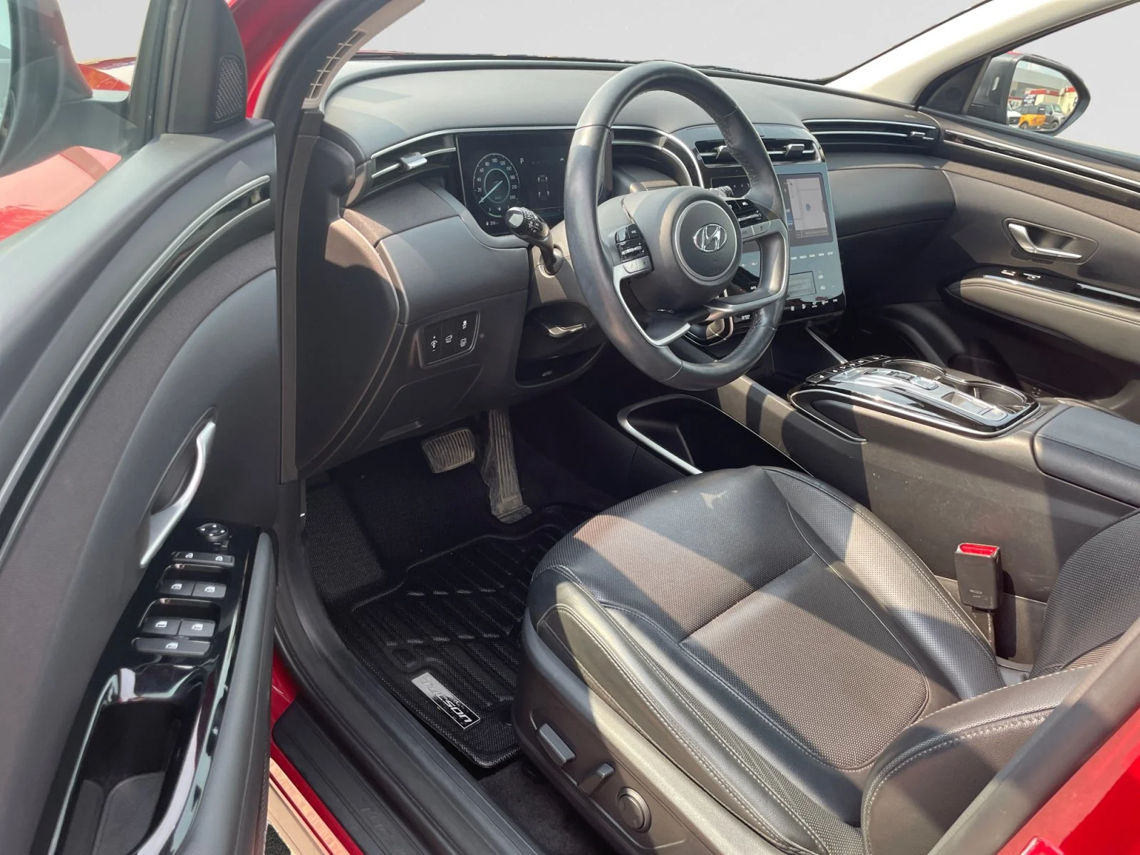 Used 2023 Crimson Red Hyundai LUXURY AWD image 13