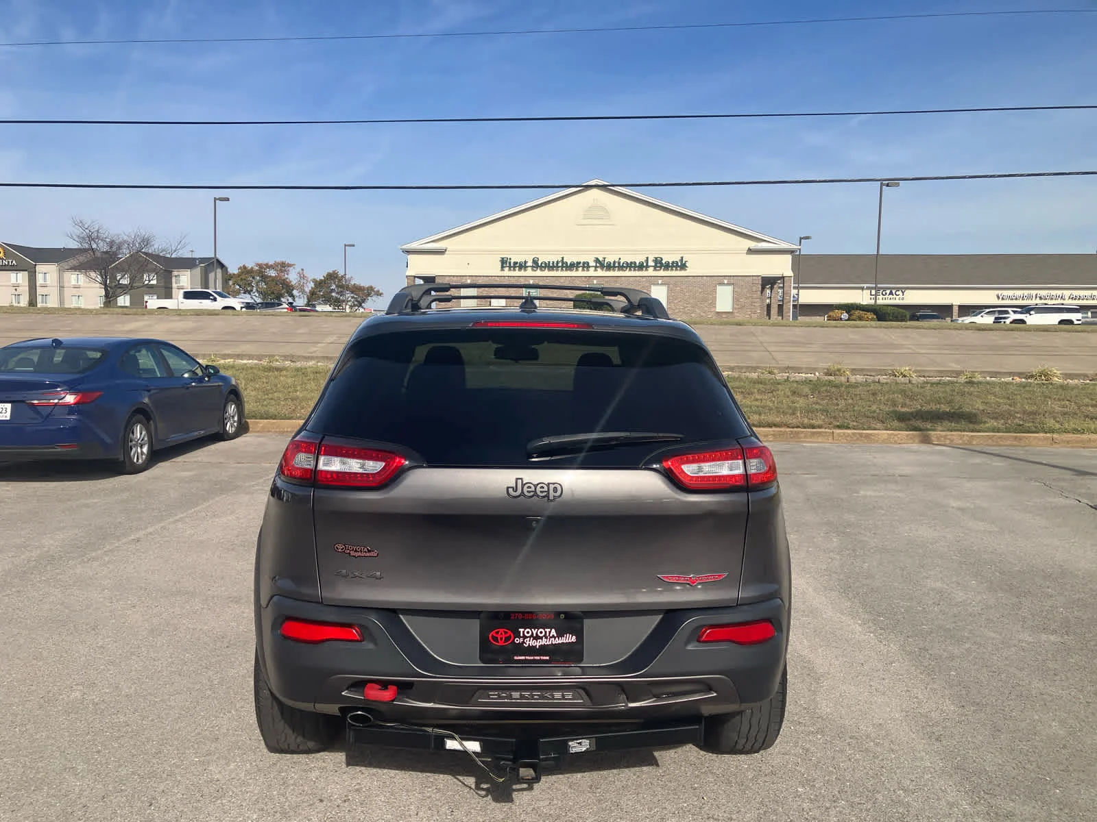 Used 2015 Granite Crystal Metallic Clearcoat Jeep Trailhawk image 6