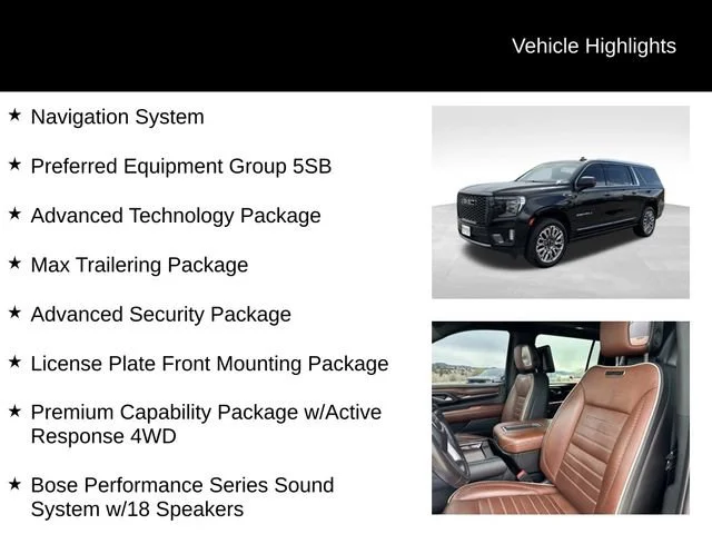 Used 2023 Onyx Black GMC Denali Ultimate image 7