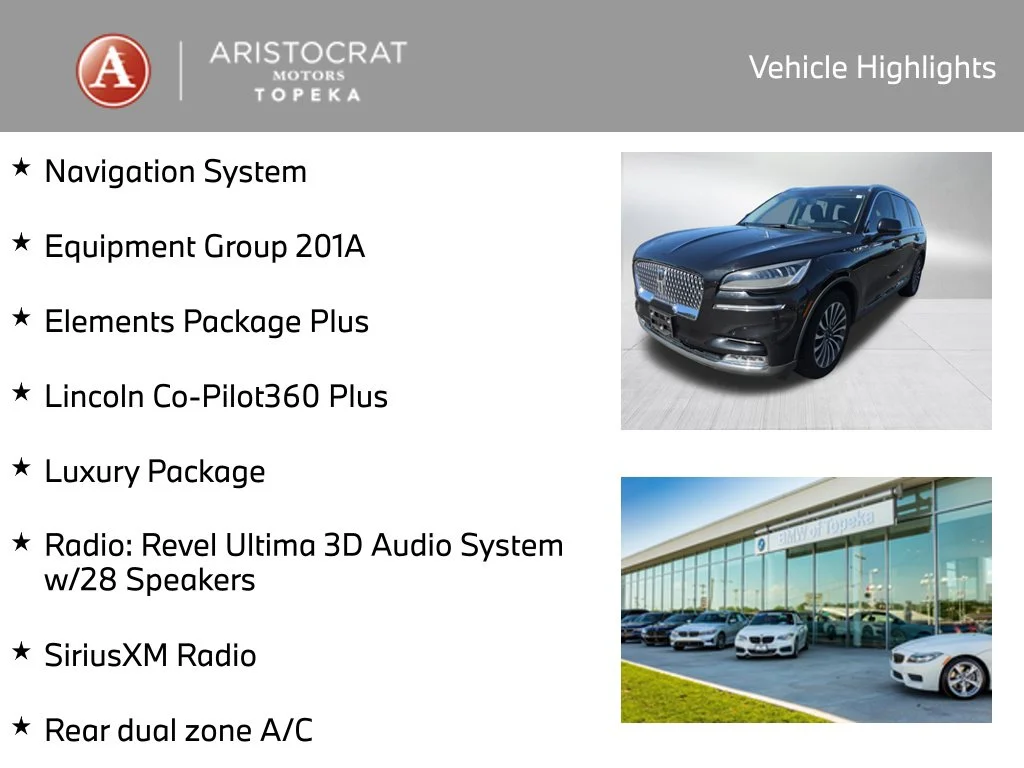 Used 2020 Lincoln Aviator Reserve with VIN 5LM5J7WC6LGL00563 for sale in Kansas City