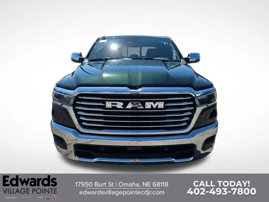 New 2026 Serrano-Green Metallic Exterior Paint RAM Laramie image 8