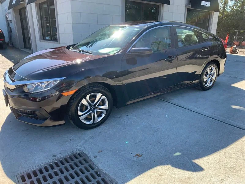 Used 2016 Black Honda LX Sedan 4D image 6