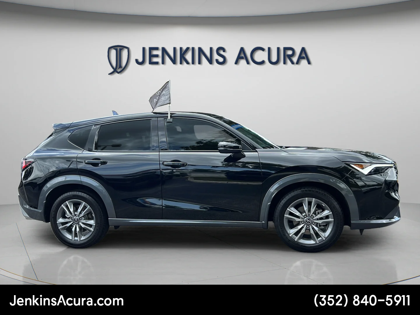 Used 2025 Crystal Black Pearl Acura Base image 2