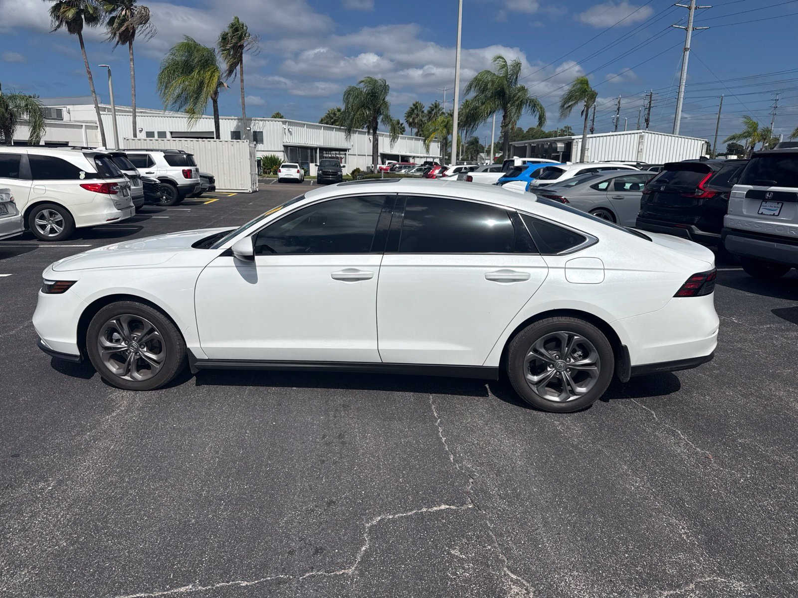 Certified Used 2024 White Honda EX image 4