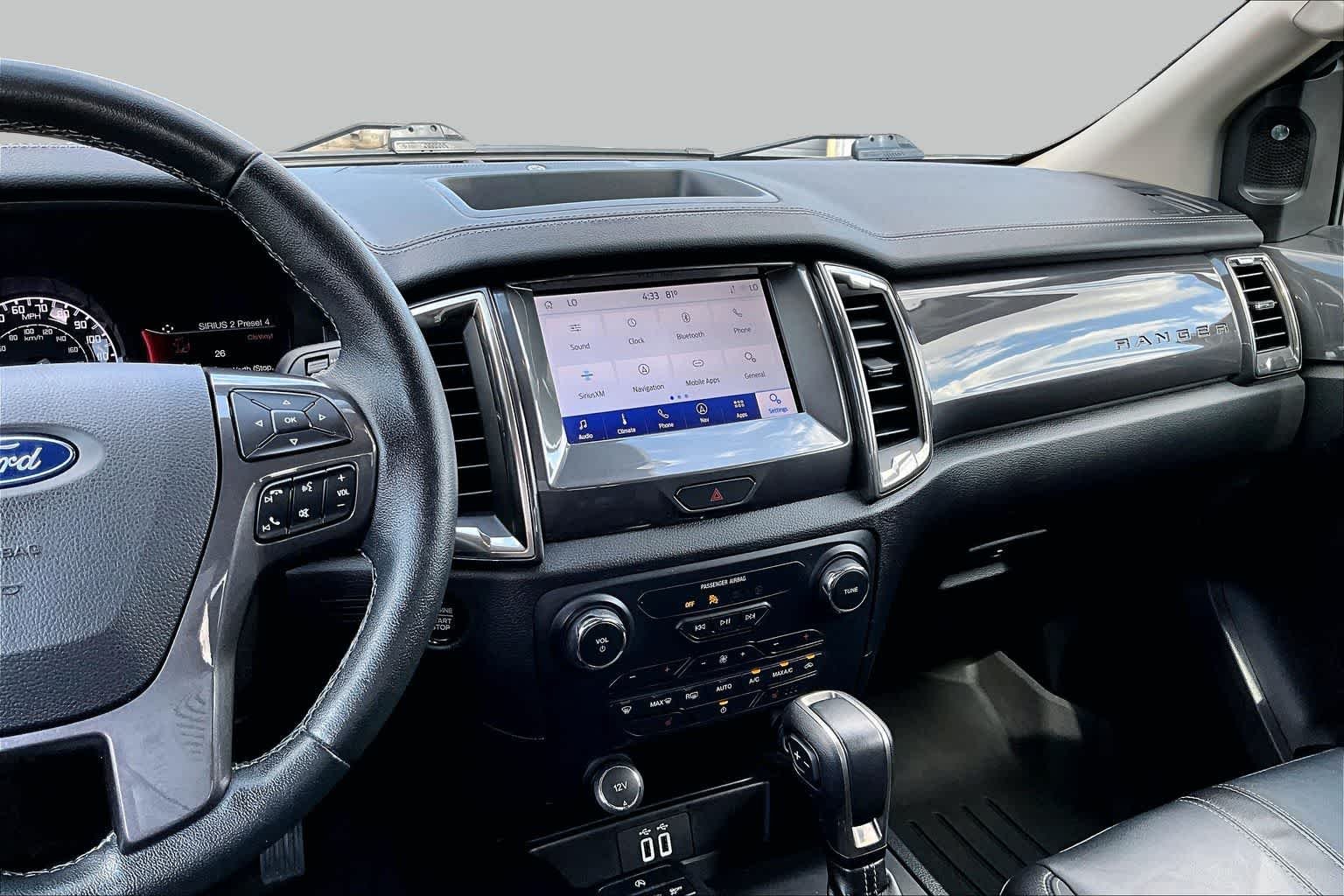 Used 2021 Carbonized Gray Metallic Ford LARIAT image 9