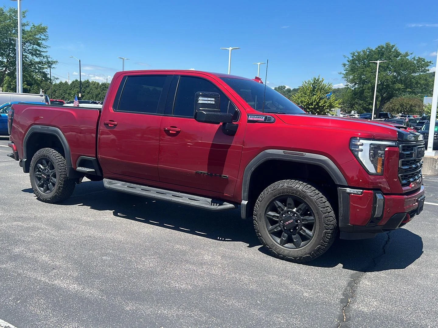 Used 2024 Volcanic Red Tintcoat GMC AT4 image 3