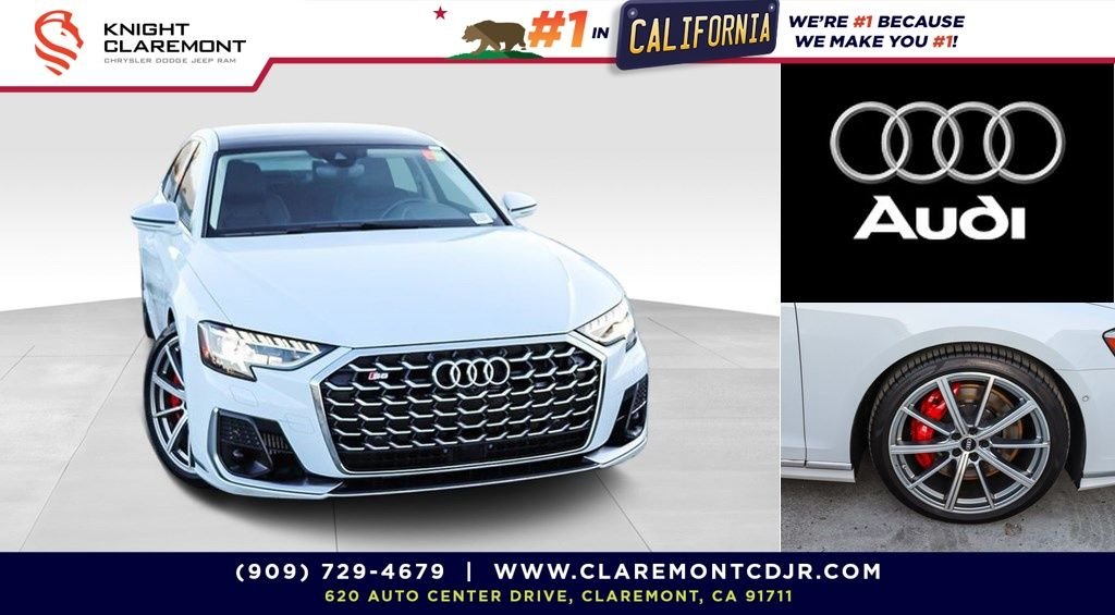 Used 2022 Glacier White Metallic Audi 4.0T image 1