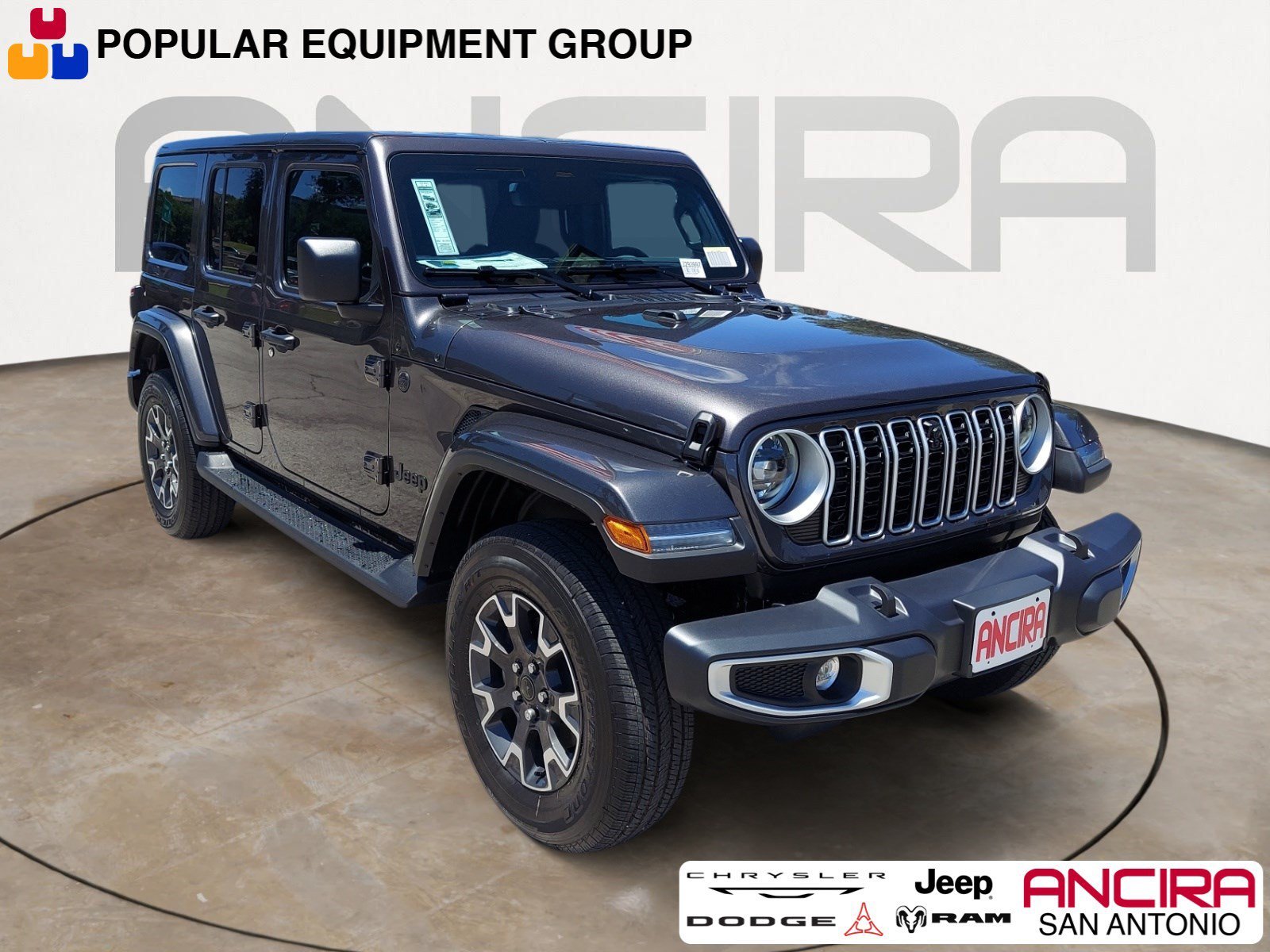 New 2026 Granite Crystal Metallic Clearcoat Jeep Sahara image 1