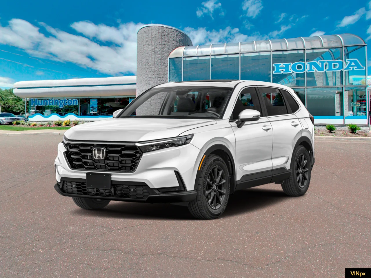 New 2026 Platinum White Pearl Honda EX-L AWD image 1