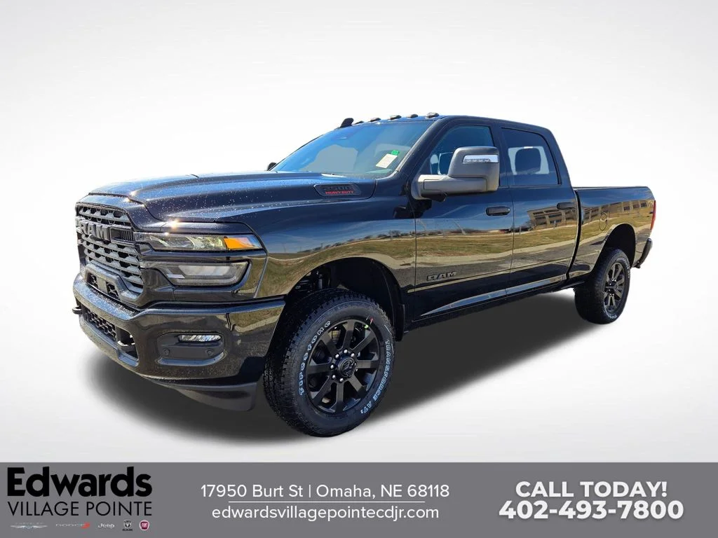 New 2026 Diamond Black Crystal Pearl-Coat Exterior Paint RAM Big Horn image 7