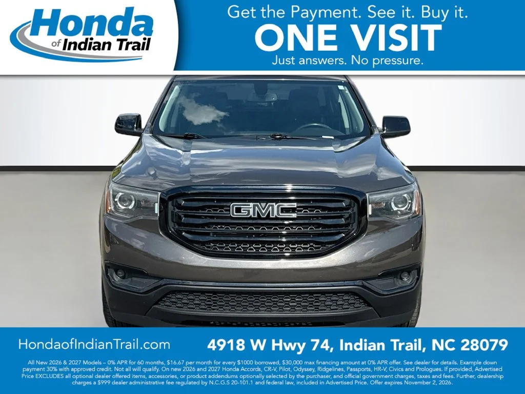 Used 2019 GMC Acadia SLT-1 with VIN 1GKKNMLS9KZ245350 for sale in Indian Trail, NC