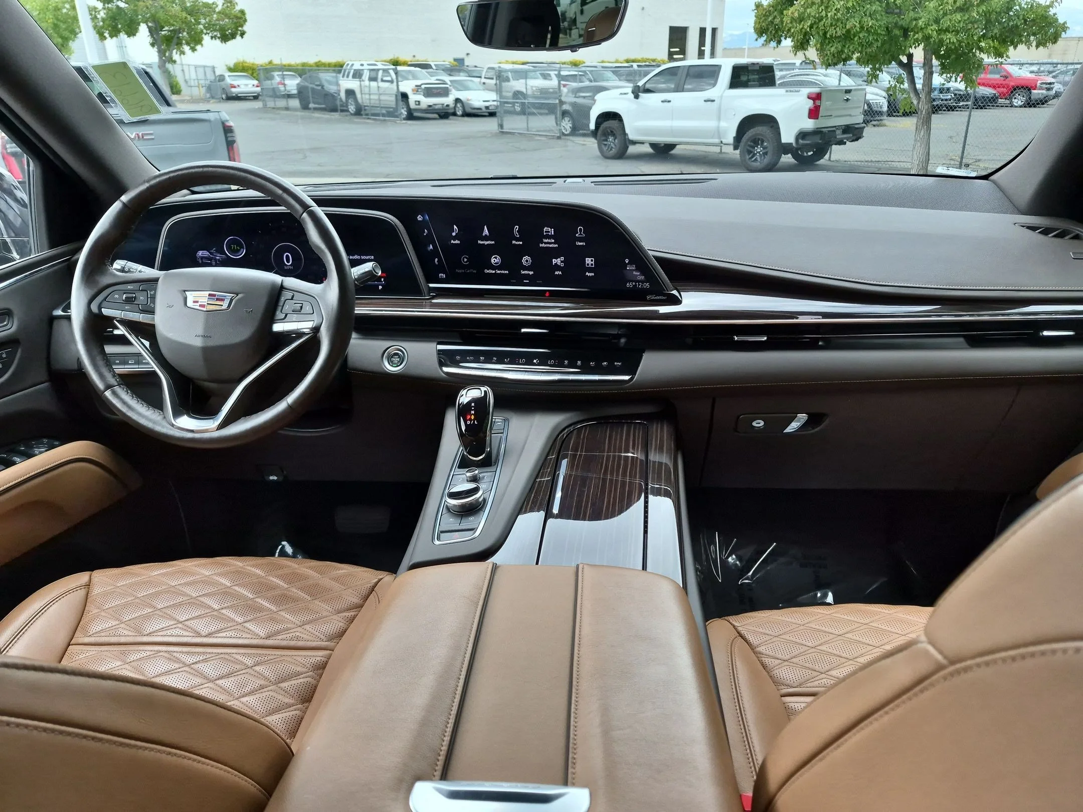 Used 2022 Galactic Gray Metallic Cadillac Premium Luxury image 27