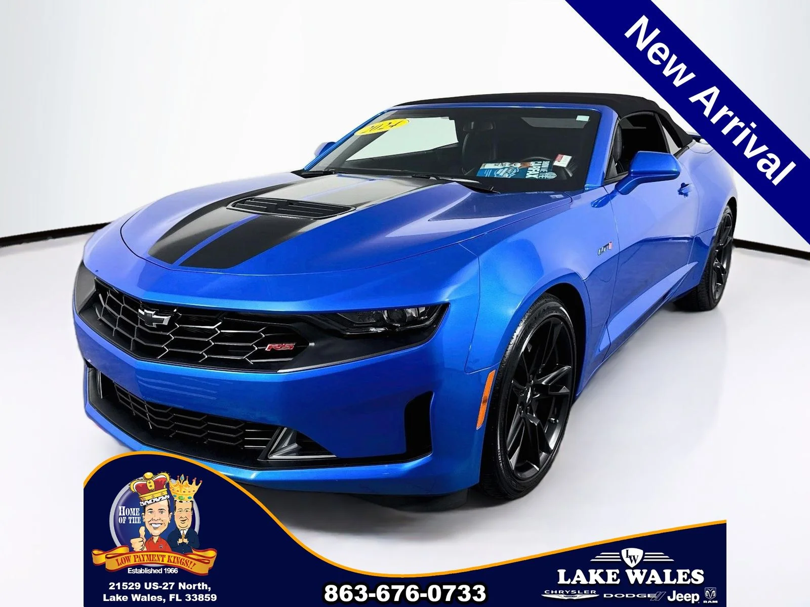 Used 2024 Blue Chevrolet LT1 image 3