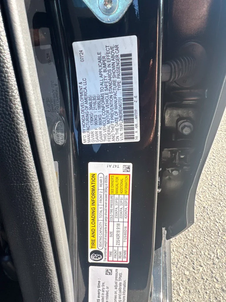 Used 2024 Black Honda Sport image 23