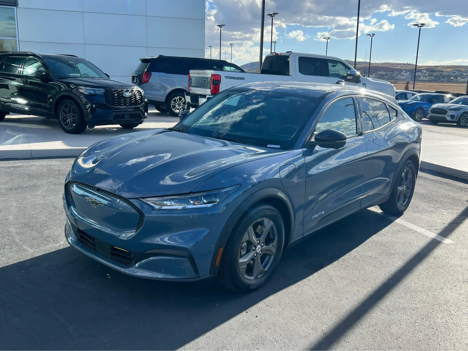 Used 2023 Ford Mustang Mach-E Select AWD with VIN 3FMTK1SS3PMA30270 for sale in Santaquin, UT