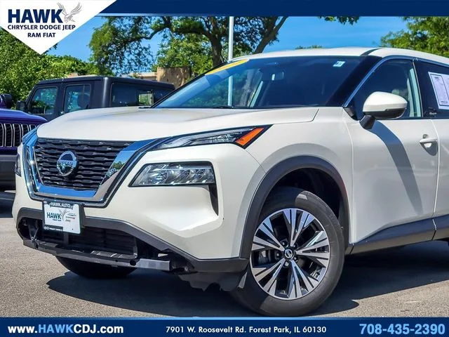 Used 2021 Nissan Rogue SV with VIN JN8AT3BB3MW214340 for sale in Forest Park, IL