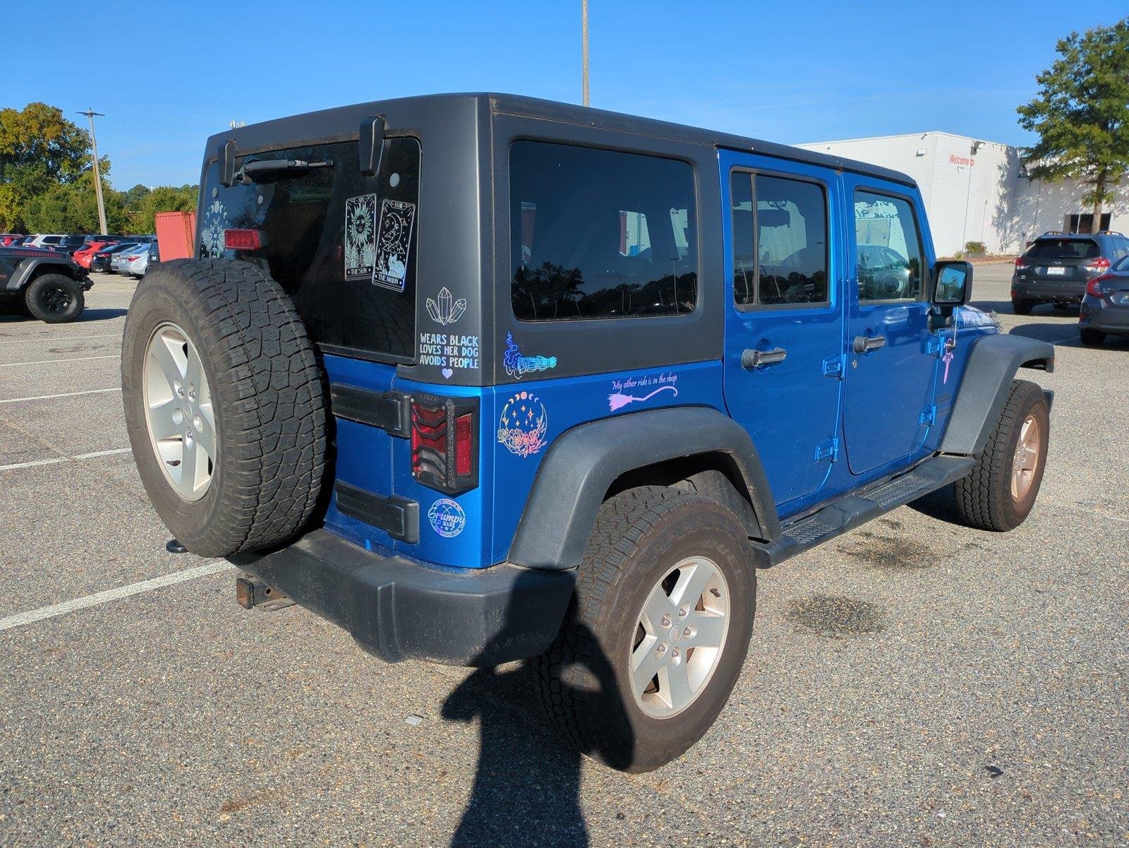 Used 2015 Hydro Blue Pearl Coat Jeep Sport image 3