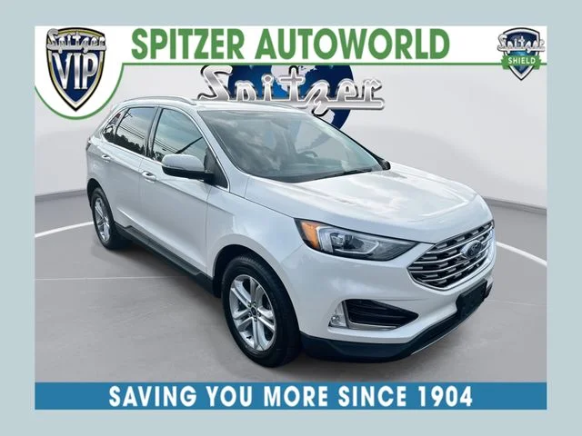 Used 2019 White Platinum Clearcoat Metallic Ford SEL image 1