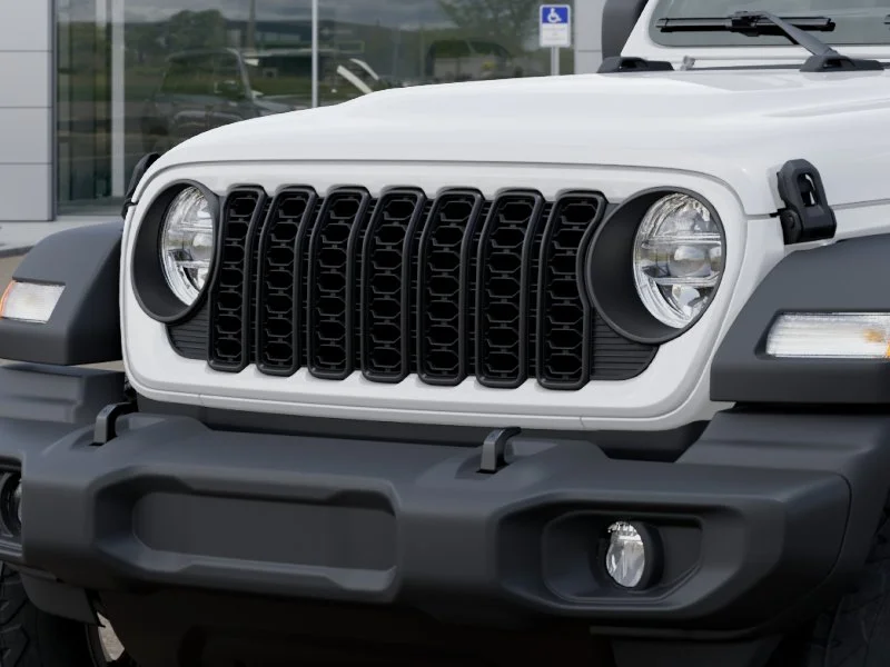 New 2026 Bright White Clear-Coat Exterior Paint Jeep Sport S image 39