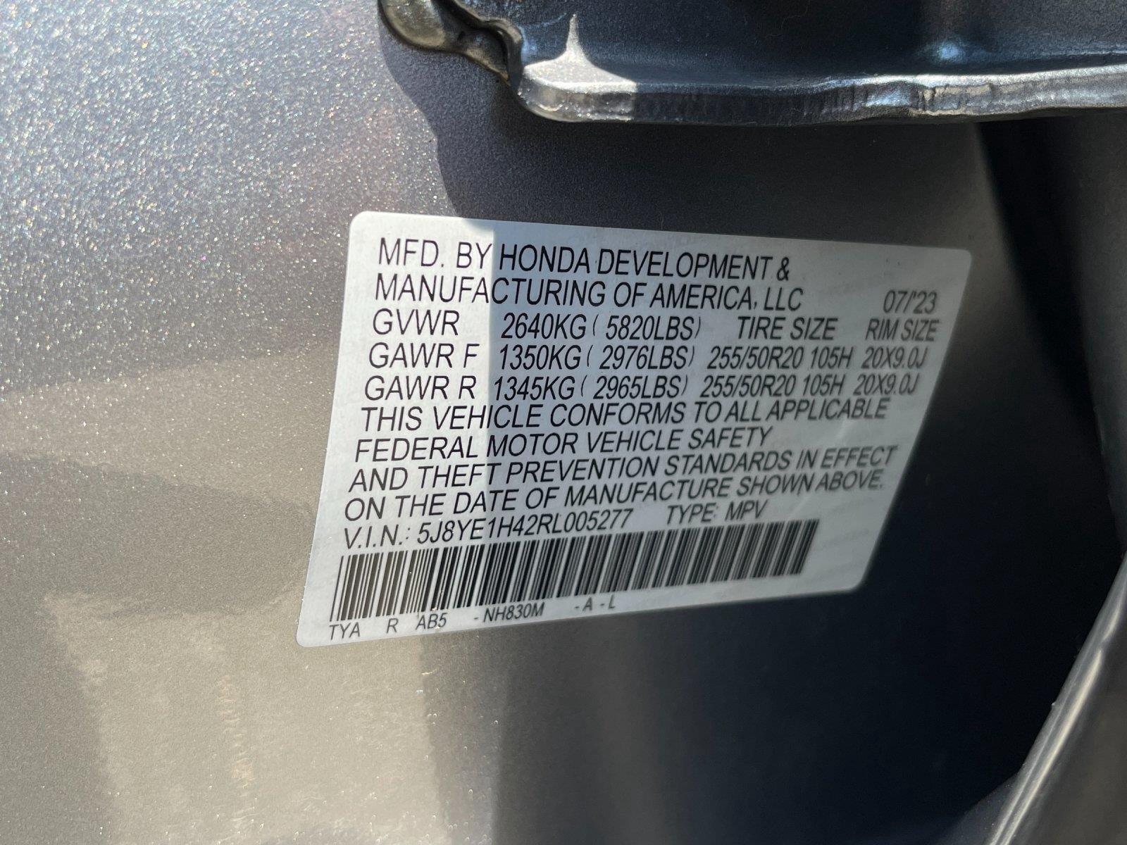 Used 2024 Lunar Silver Metallic Acura SH-AWD w/Tech image 12