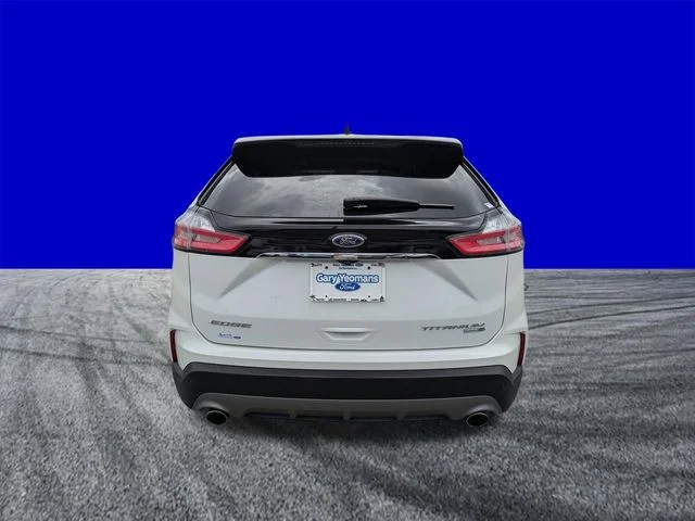 Certified Used 2020 White Metallic Ford Titanium image 5