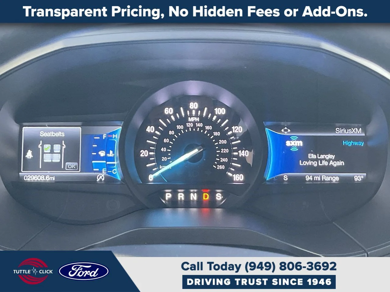 Used 2023 ICONIC SILVER MET Ford SE image 37
