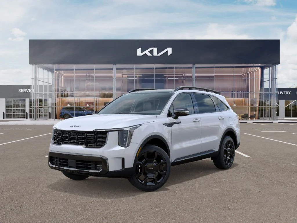 New 2026 Glacial White Kia X-Line EX AWD image 1