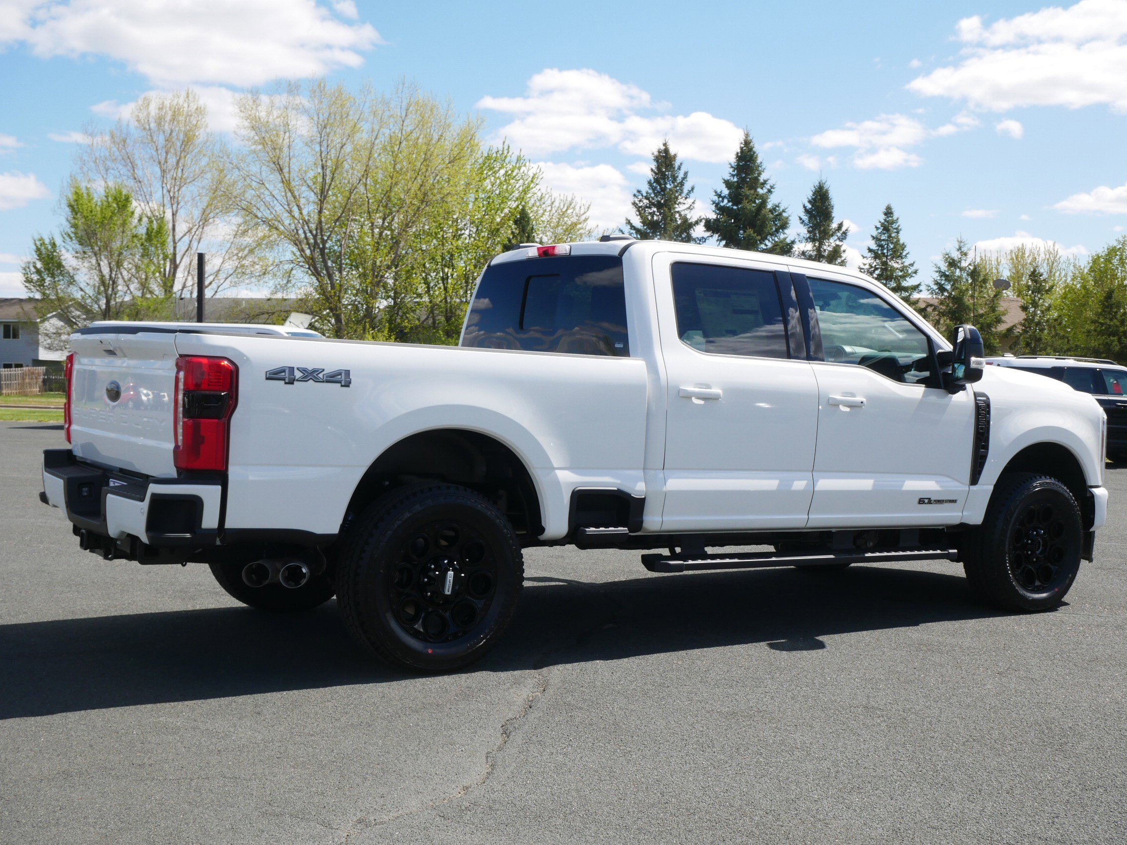 New 2026 Star White Metallic Tri-Coat Ford F-350® Lariat® image 3