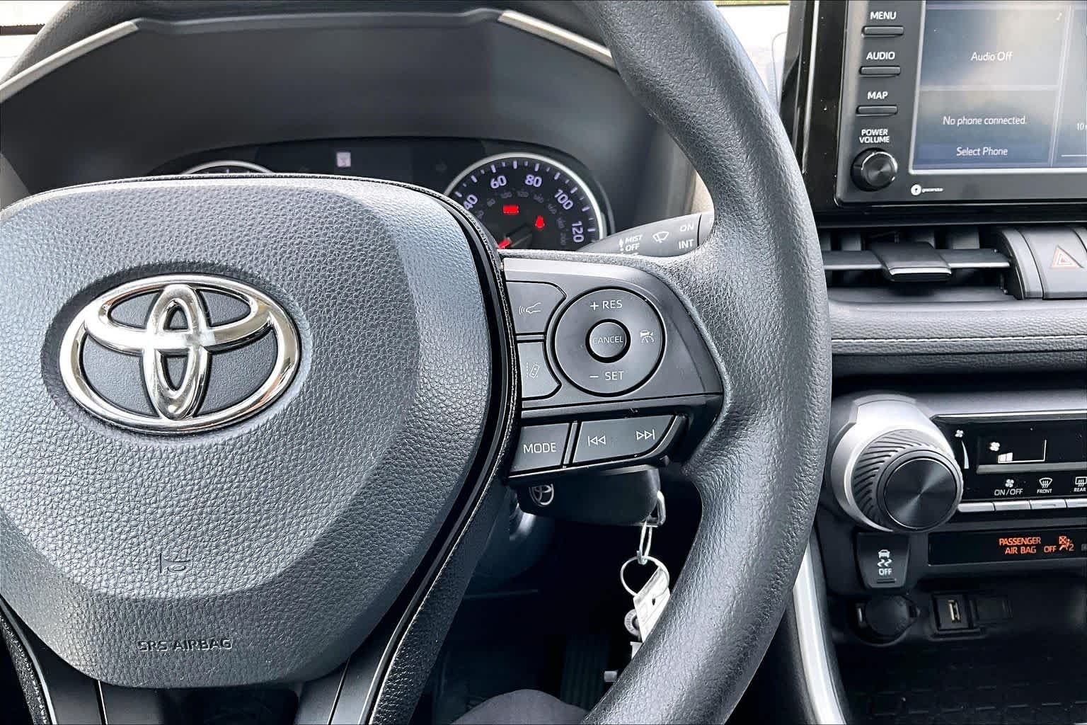 Used 2021 Super White Toyota LE image 25
