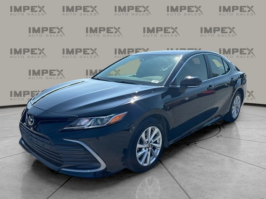 Used 2021 Black Toyota LE image 1