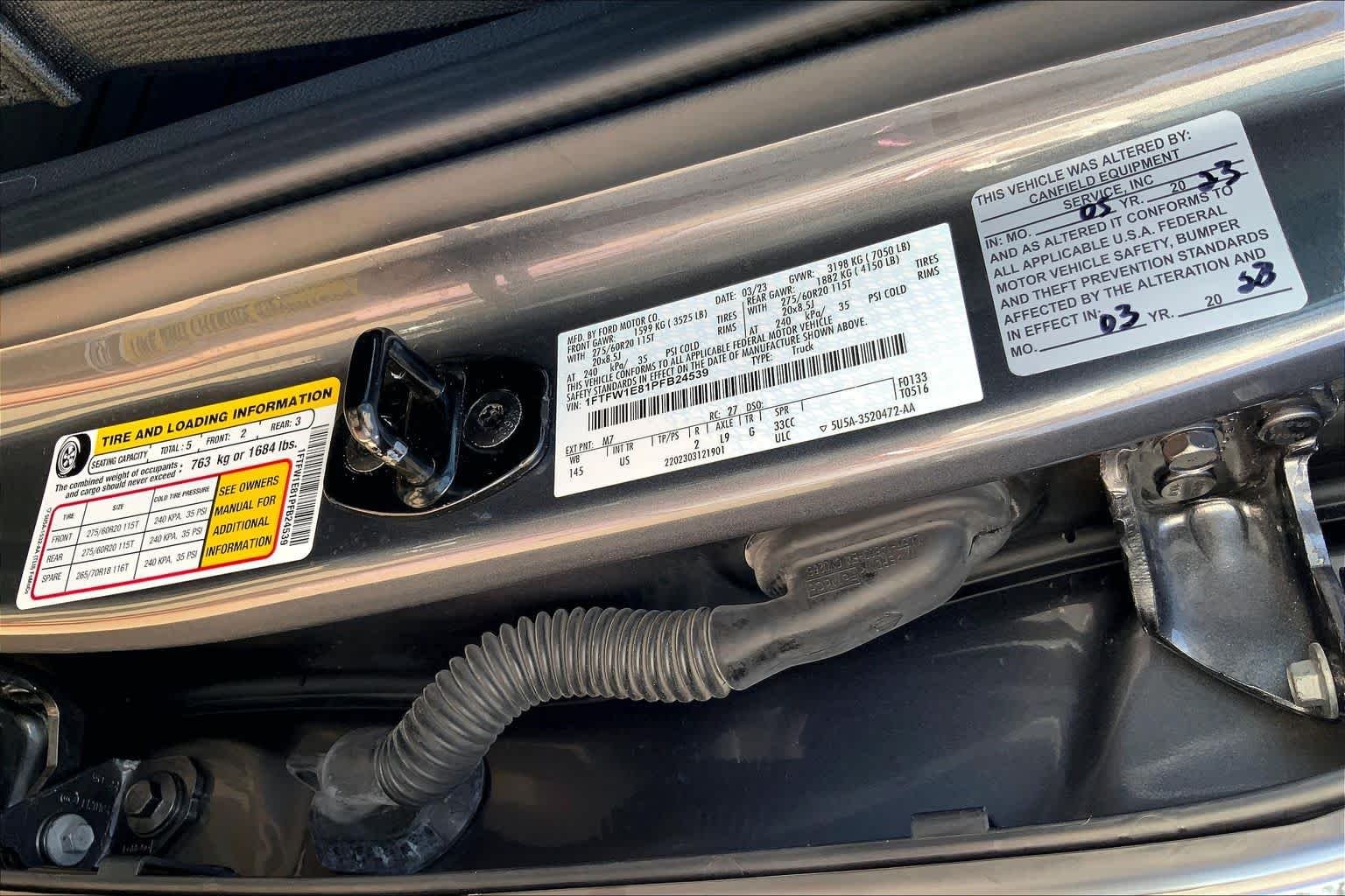 Used 2023 Carbonized Gray Metallic Ford XLT image 34