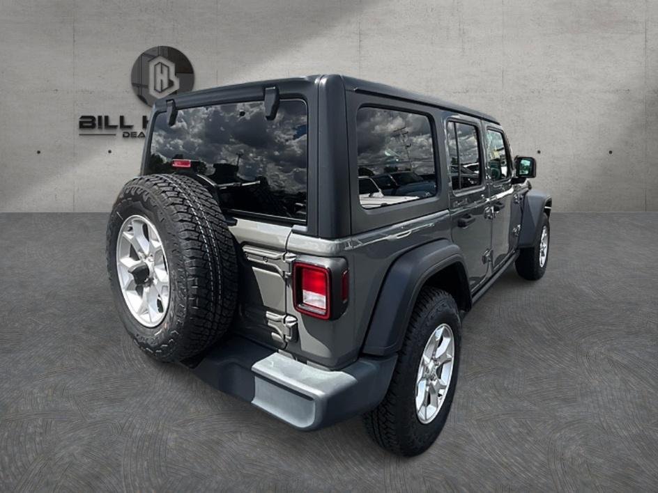 Used 2021 Gray Jeep Unlimited Sport image 5