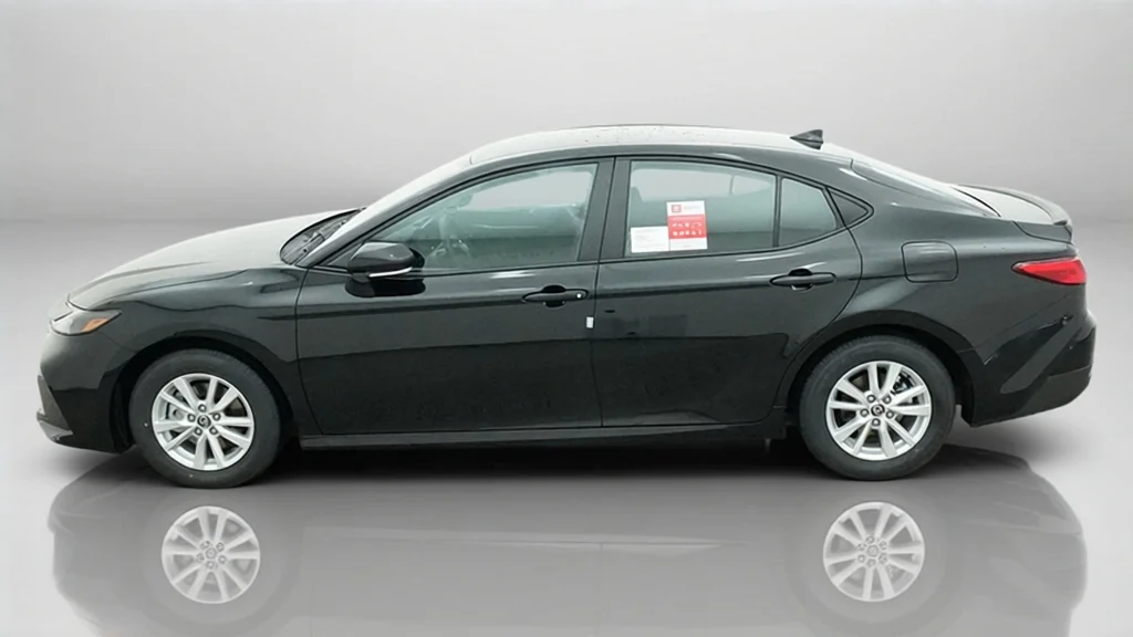 New 2026 Midnight Black Metallic Toyota LE image 2