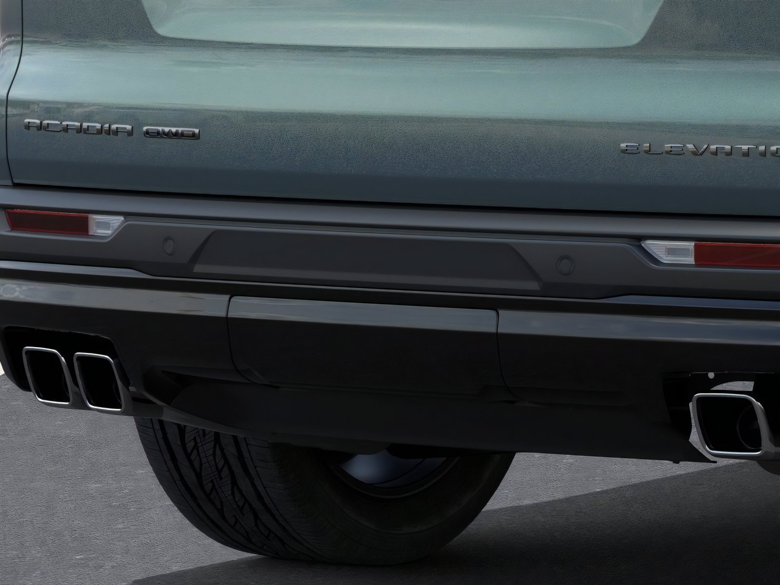 New 2027 Trailstone Green Metallic GMC Elevation image 14