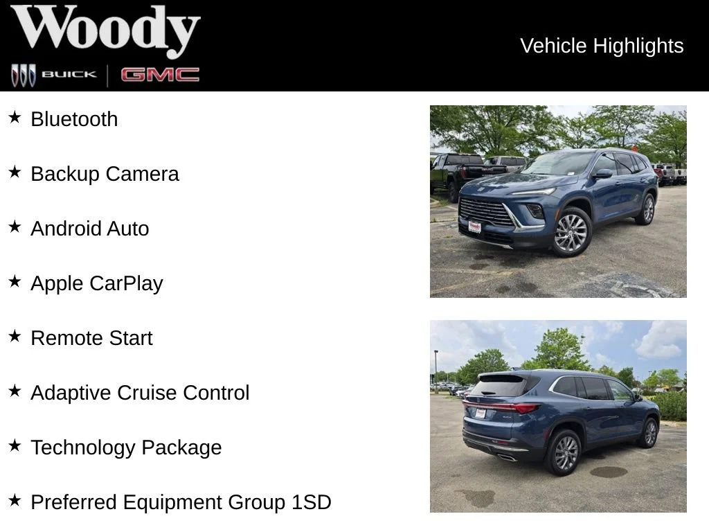 New 2026 Ocean Blue Metallic Buick Preferred image 3