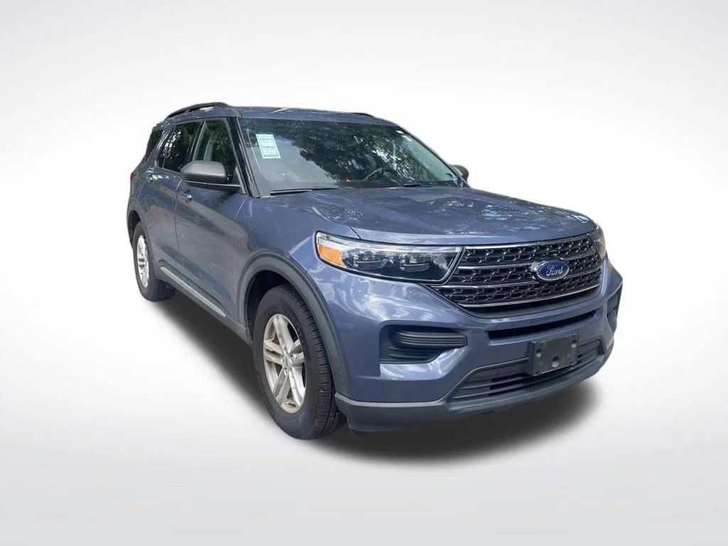 Used 2021 Blue Ford XLT image 6