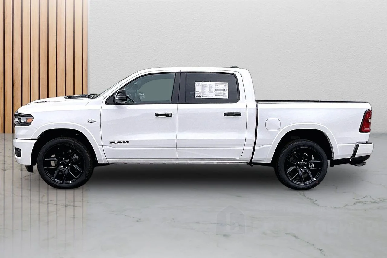 New 2026 Ivory White Tri-Coat Pearl-Coat Exterior Paint RAM Laramie image 6