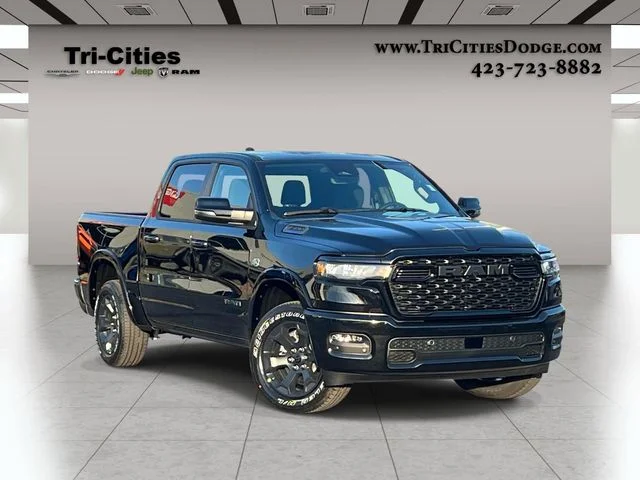New 2026 Diamond Black Crystal Pearl-Coat Exterior Paint RAM Big Horn/Lone Star image 1
