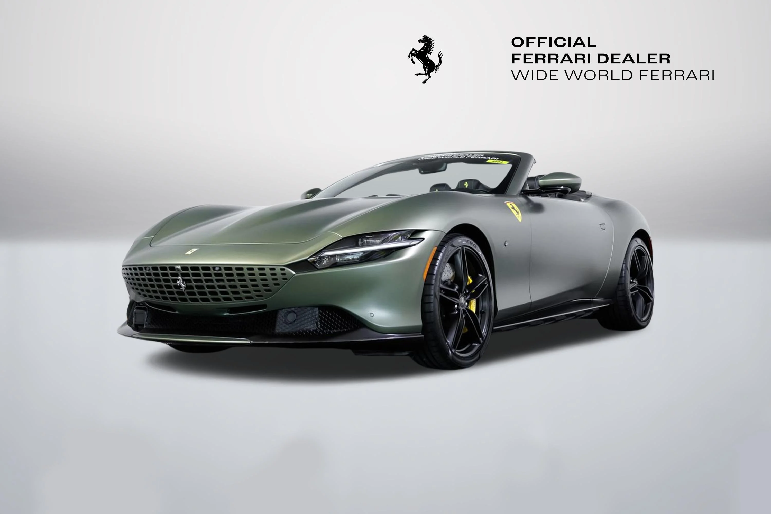 Certified Used 2024 Verde Masoni Opaco Ferrari Base image 1