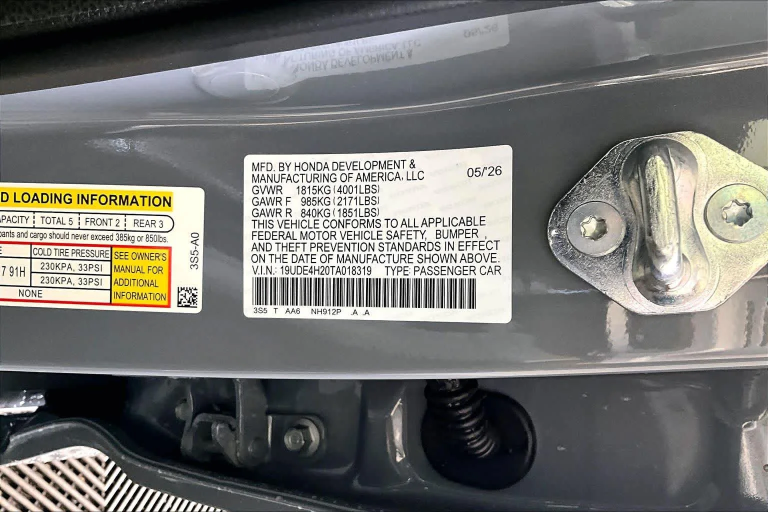 New 2026 Urban Gray Pearl Acura BASE image 13