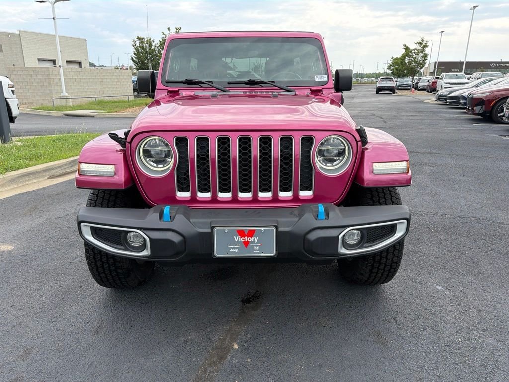 Used 2022 Jeep Wrangler Unlimited Sahara 4XE with VIN 1C4JJXP6XNW158564 for sale in Kansas City