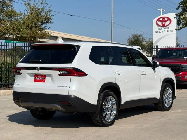 Certified Used 2025 WIND CHILL PEARL Toyota Platinum image 2