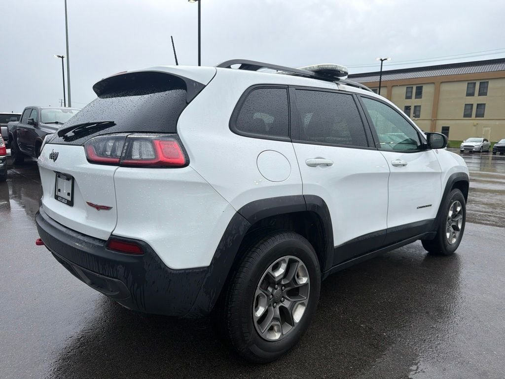 Certified Used 2019 White Jeep Trailhawk image 5